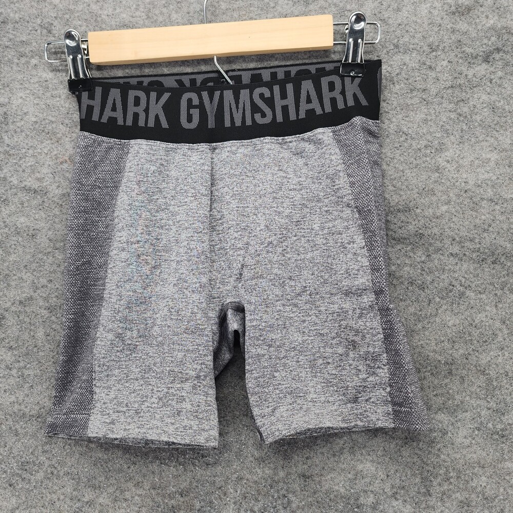 Gymshark Shorts Womens Small Pull On Gray Logo Waistband